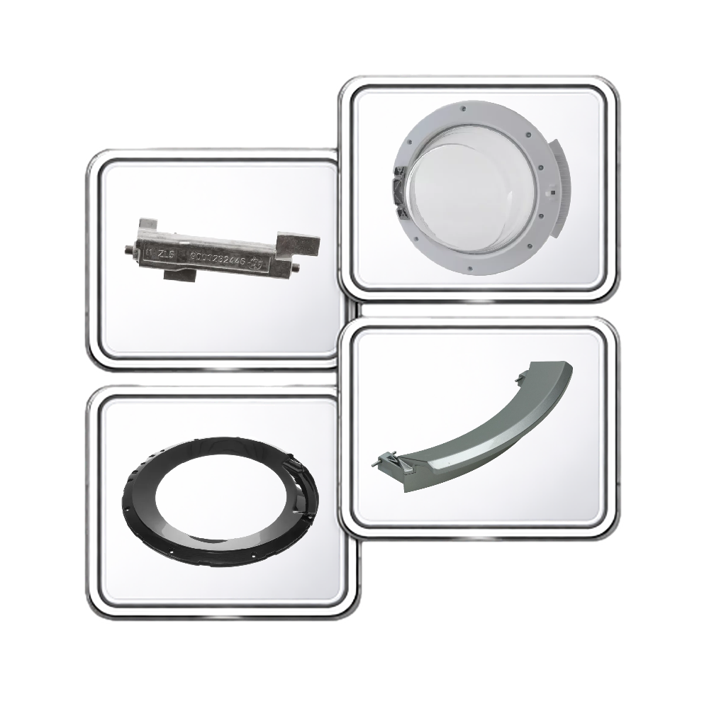 Dveře a díly dveří praček