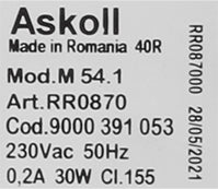 00144979 Vypouštěcí čerpadlo do pračky Bosch | Siemens