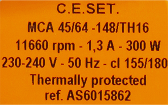 00145314 Motor Bosch | Siemens