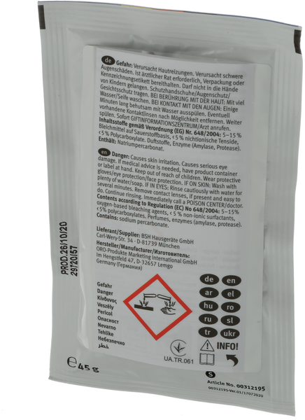 00312220 Čistící prostředek Bosch | Siemens