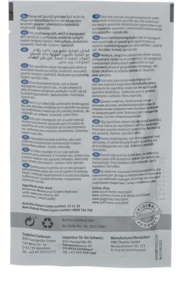 00312239 Ošetřující prostředky Bosch | Siemens