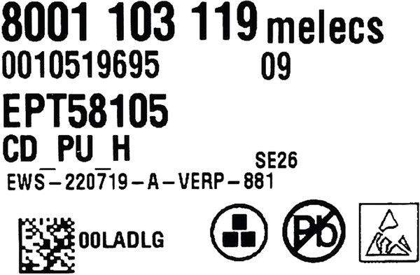 00630199 Naprogramovaný výkonový modul Bosch | Siemens
