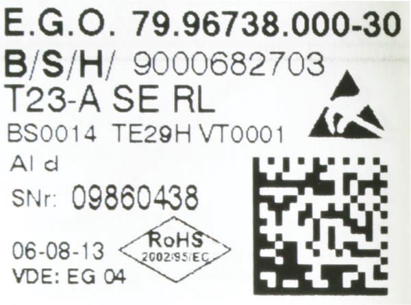 00656490 Řídící modul Bosch | Siemens