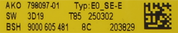 00656718 Hodiny Bosch | Siemens