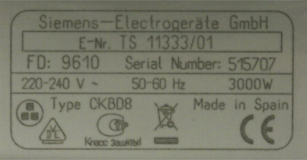 00664699 Uzávěr Bosch | Siemens