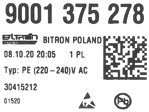 12005154 Naprogramovaný výkonový modul Bosch | Siemens