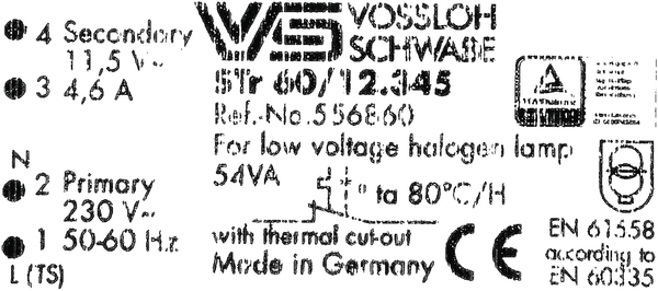 12006686 Síťový transformátor Bosch | Siemens