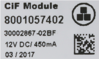 12017398 Řídící modul