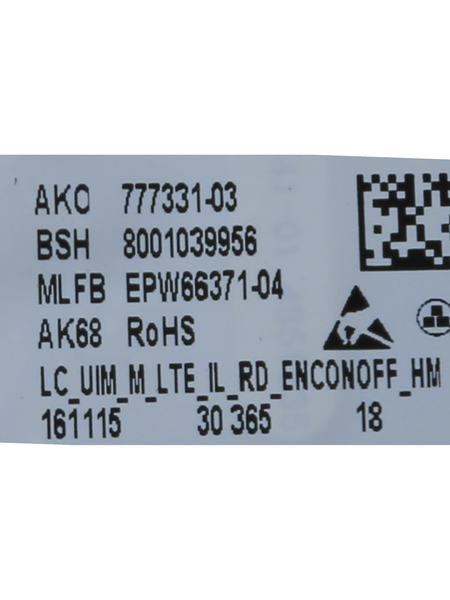 12027432 Ovládací modul naprogramovaný Bosch | Siemens