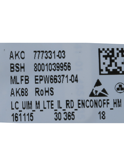 12034319 Ovládací modul naprogramovaný Bosch | Siemens