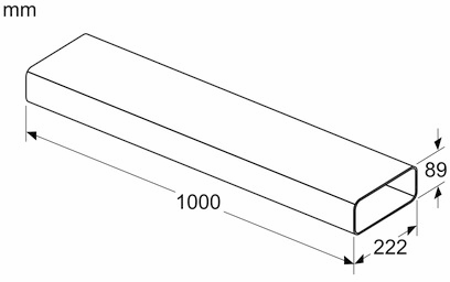 AD857010 17006046 Větrací kanál Bosch | Siemens